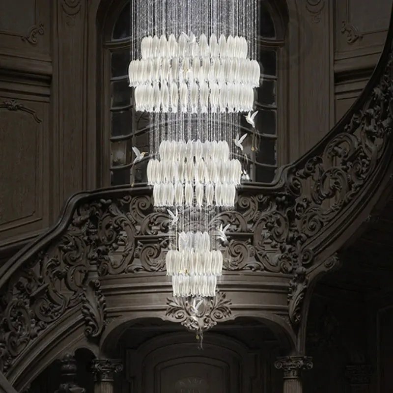 Sagarti Style Ceramic Tulip Chandelier Lighting Home Decor - Image 4