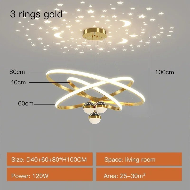 Golden 40-60-80cm