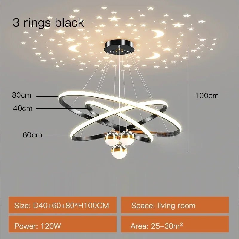 Black 40 60 80cm