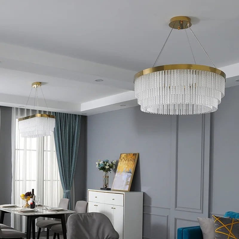 Round Oval Modern Pendant Light - Image 2