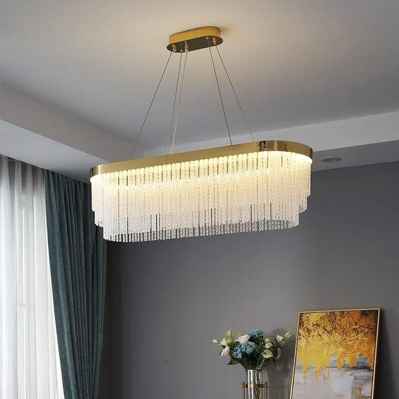 Round Oval Modern Pendant Light - Image 4
