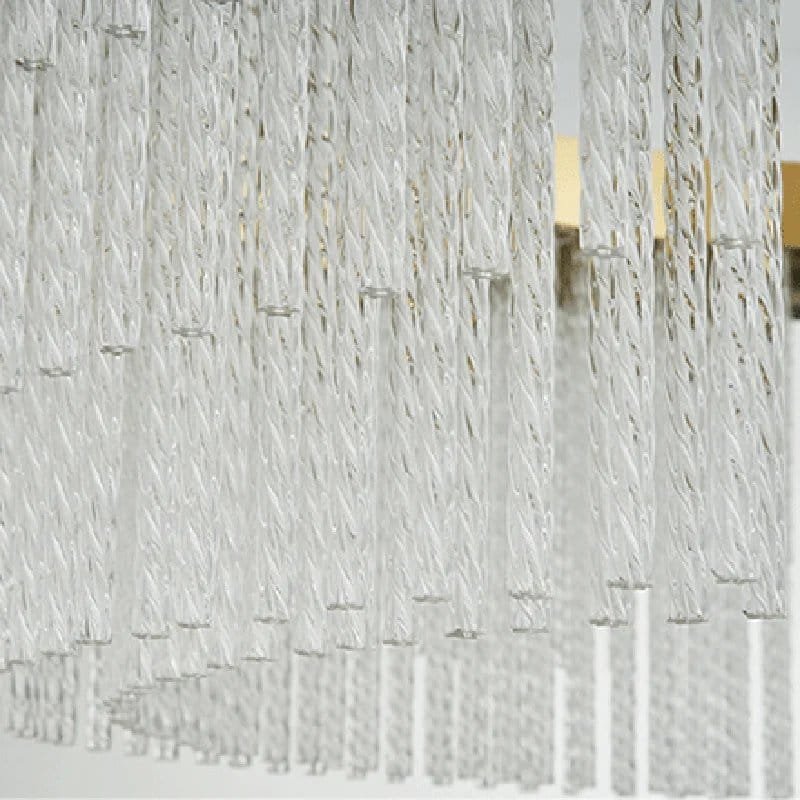 Modern Stainless Steel Oval Ceiling Chandelier - Image 6