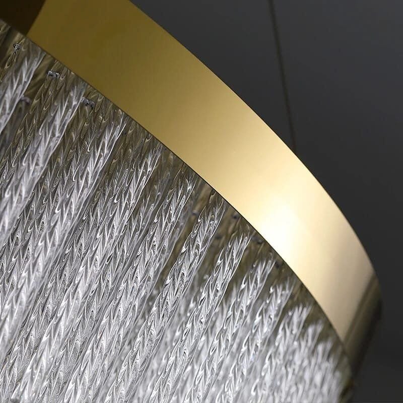 Modern Stainless Steel Oval Ceiling Chandelier - Image 5
