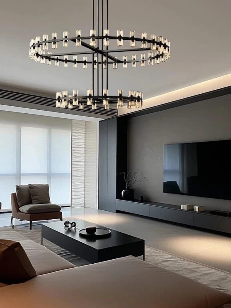 Brass Crystal Chandelier Luxury Hanging Lamps - Image 2