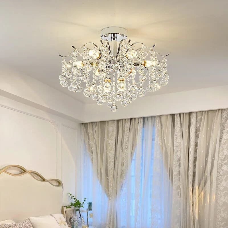Ceiling pendant Chandelier Modern Crystal E14 LED Lights - Image 3