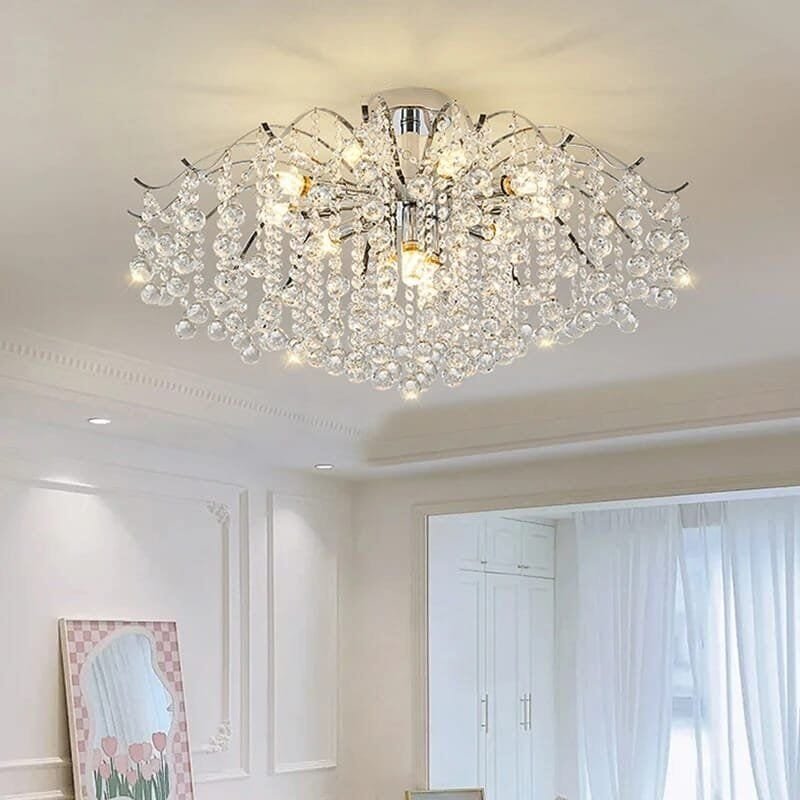 Ceiling pendant Chandelier Modern Crystal E14 LED Lights - Image 5