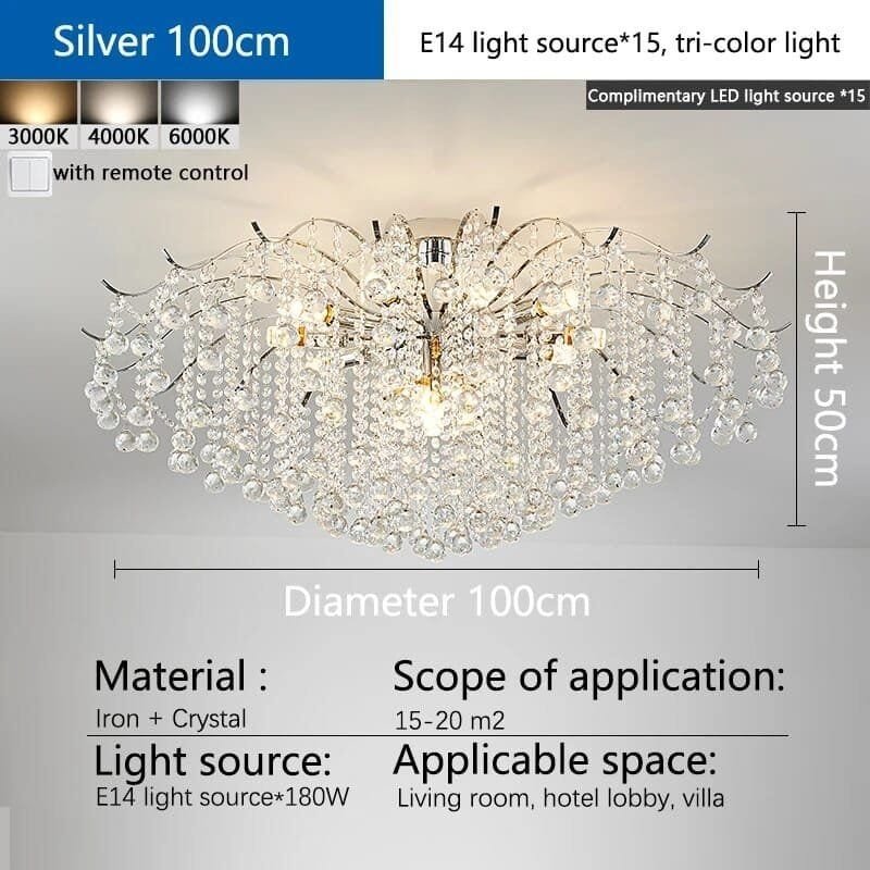 Style B Silver 100cm