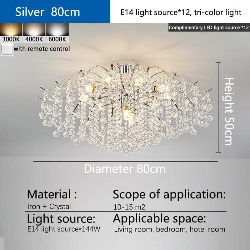 Style B Silver 80cm