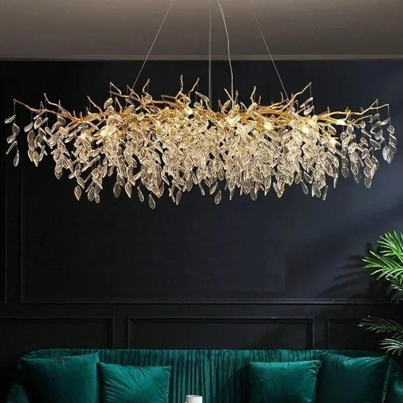 Branch Crystal Chandelier Lighting Fixture Modern Tree