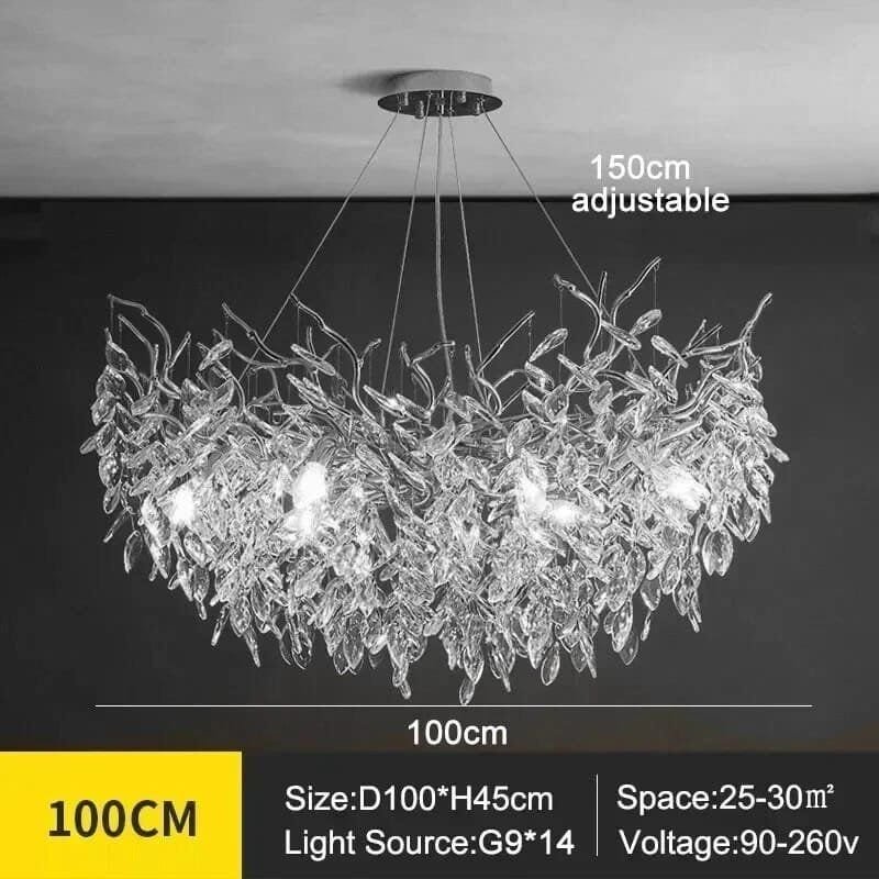 D100 H45cm Silver