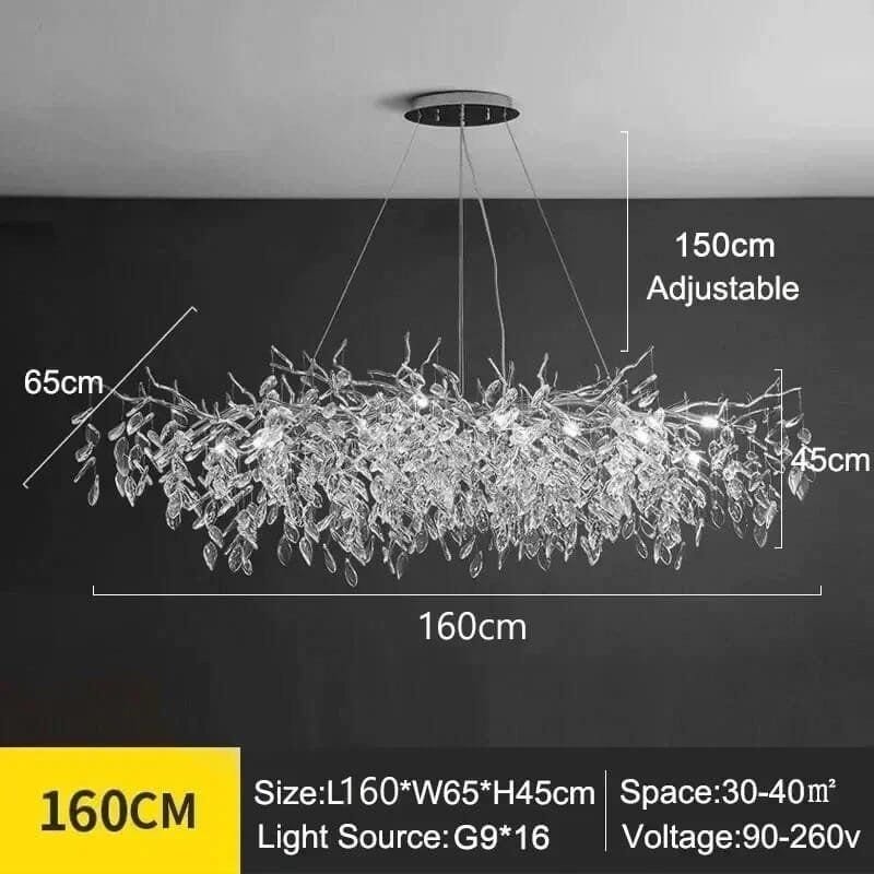 L160 H45cm Silver