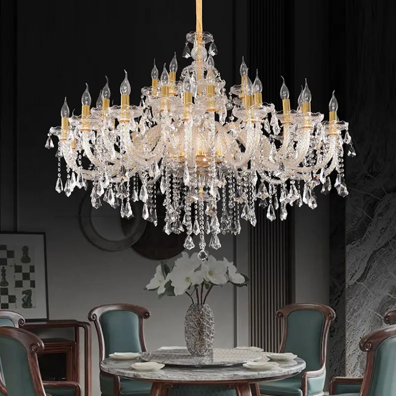 Affordable Large Crystal Chandelier 40 Lights - Image 4