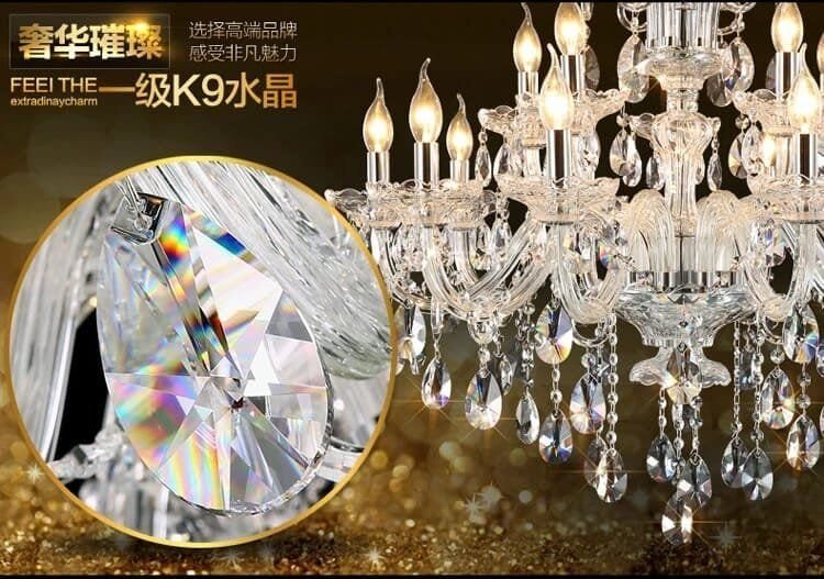 Ceiling Chandelier Pendant Lights for Living Room With Lampshades - Image 4