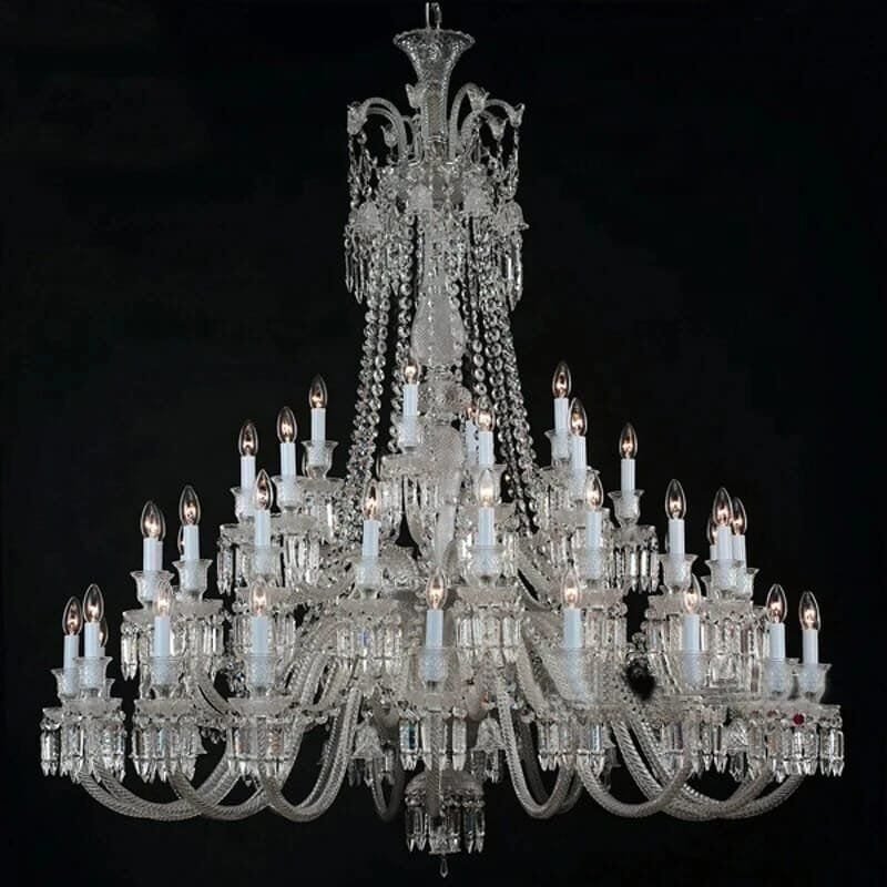 Extra Large Crystal Chandelier Lighting 48 Lights Diameter 150cm 110-240v