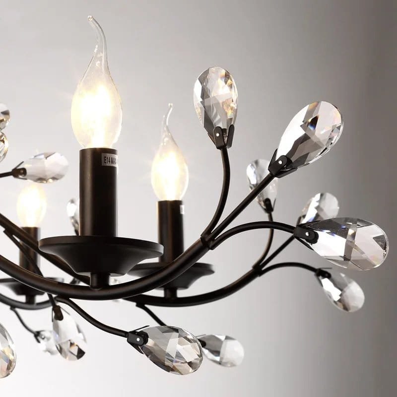 Kitchen Pendant Modern LED Crystal Chandeliers American Vintage Hanging Lights - Image 6