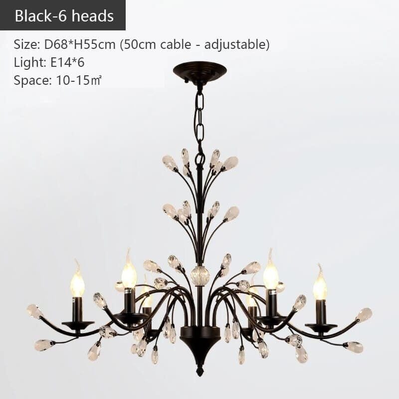 6 heads black