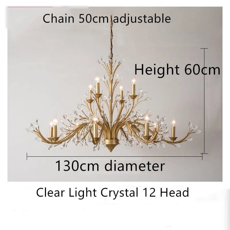 Clear Crystal 12Head