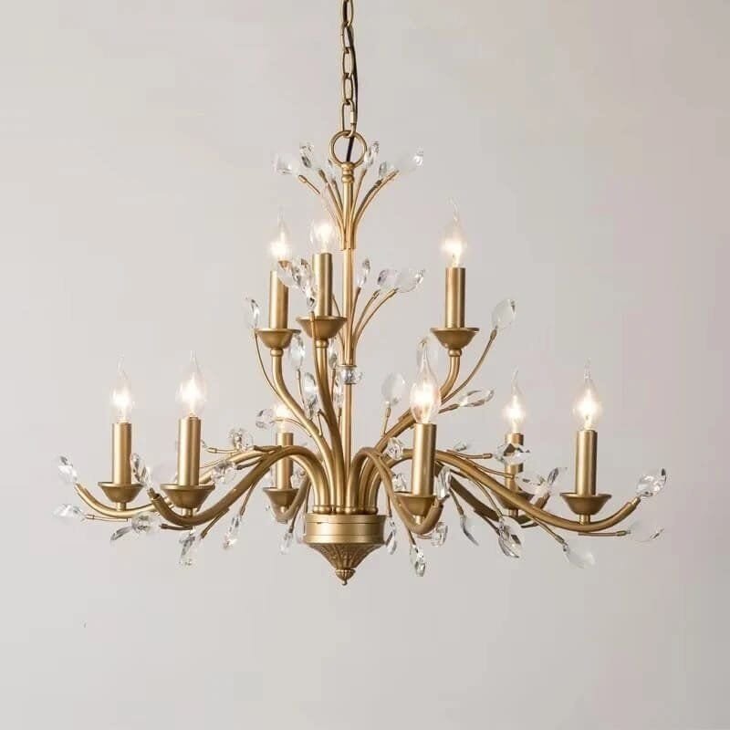Modern Vintage Living Room Crystal Chandelier Lighting - Image 5