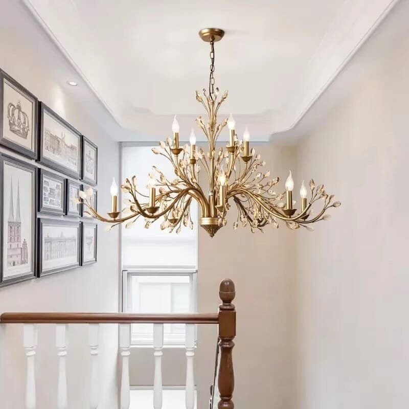 Modern Vintage Living Room Crystal Chandelier Lighting - Image 4