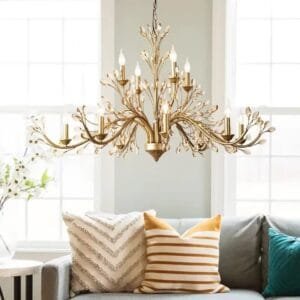 Modern Vintage Living Room Crystal Chandelier Lighting