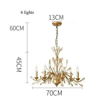 6 light Amber