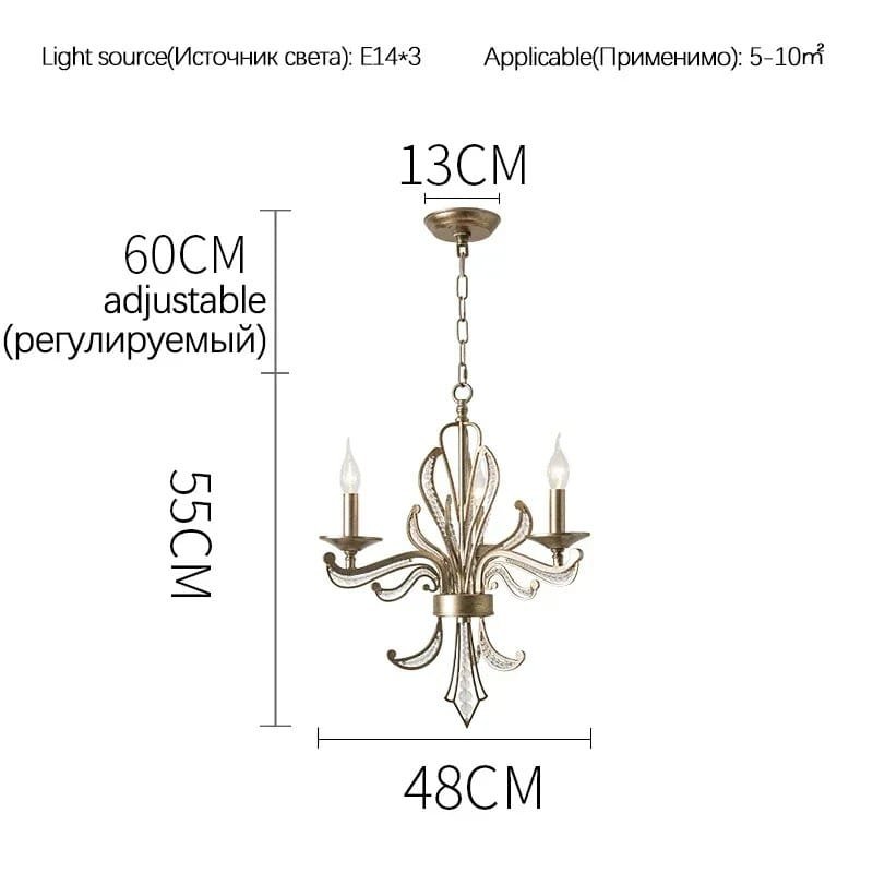 Al HaffaR Crystal Chandelier For Living Room - Image 6