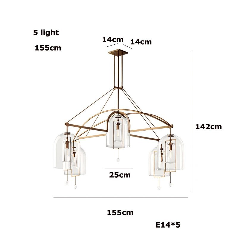 155cm 5 light