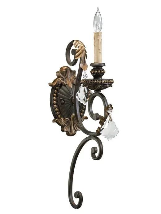 American chandelier retro wrought iron crystal - Image 5