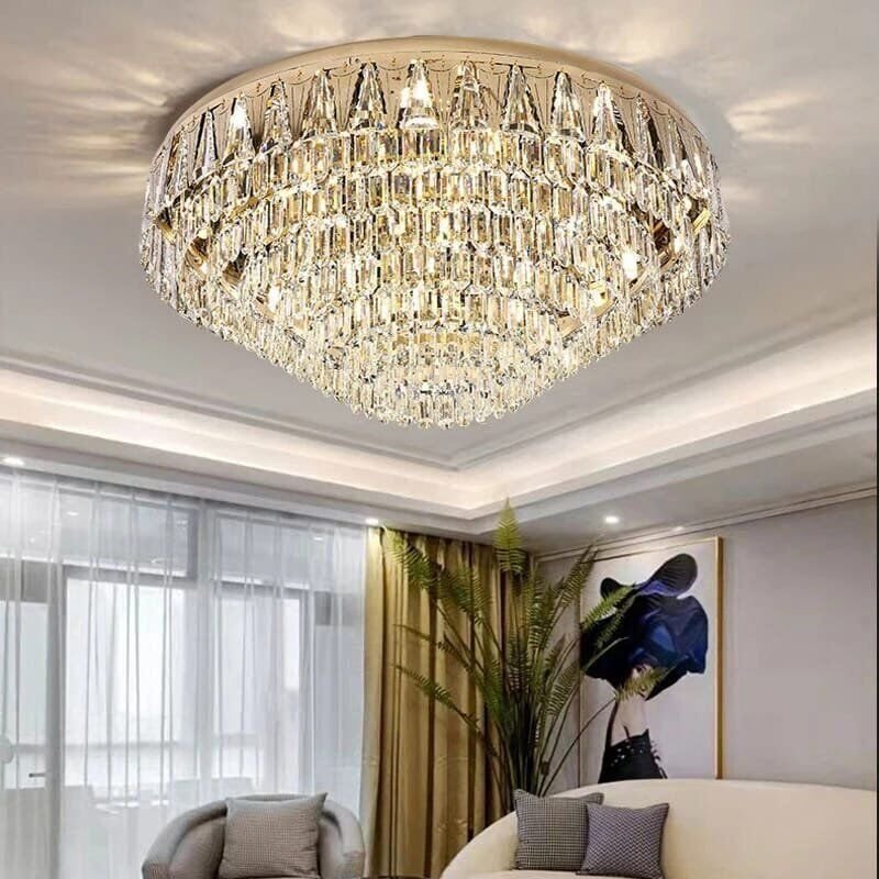 Stainless Steel Ceiling Lamps for Living Room Crystal - Image 5