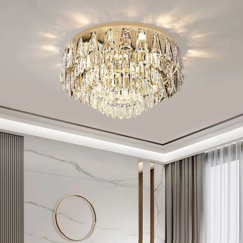 Stainless Steel Ceiling Lamps for Living Room Crystal - Image 4