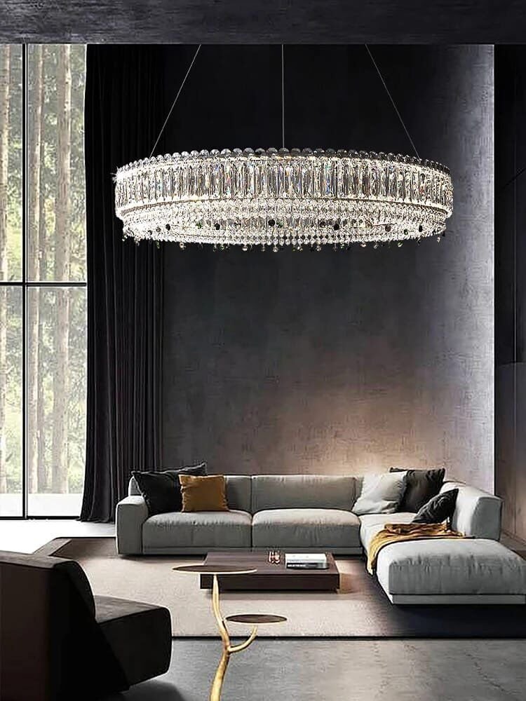 K9 Crystal Ceiling Lamps Stainless Steel Light Fixture - Image 5