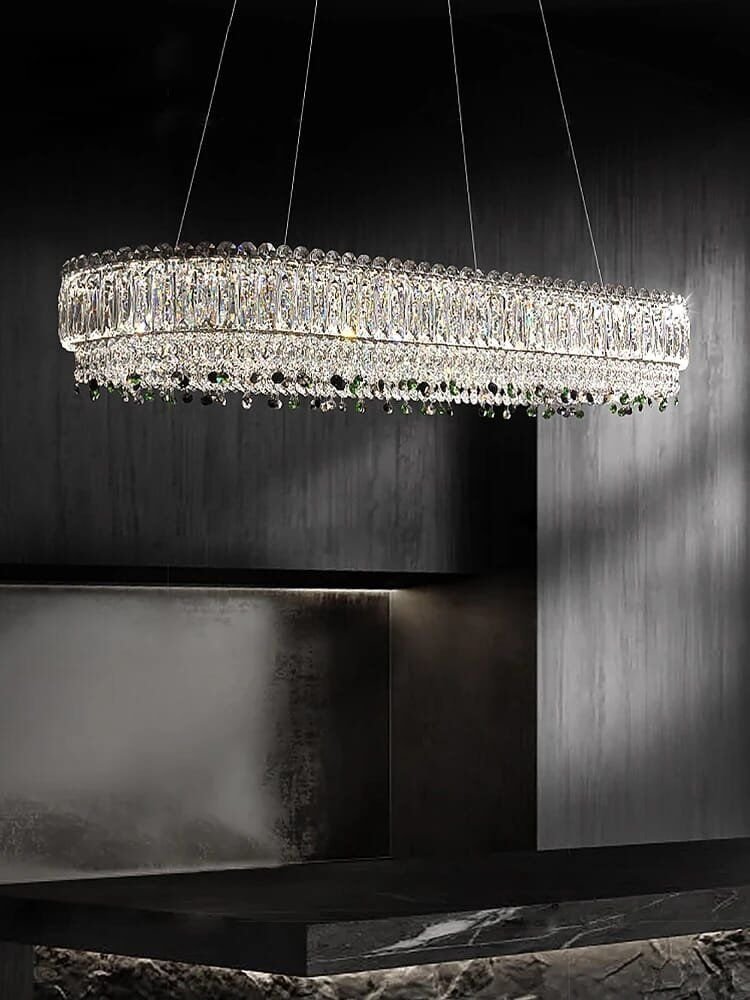 K9 Crystal Ceiling Lamps Stainless Steel Light Fixture - Image 6
