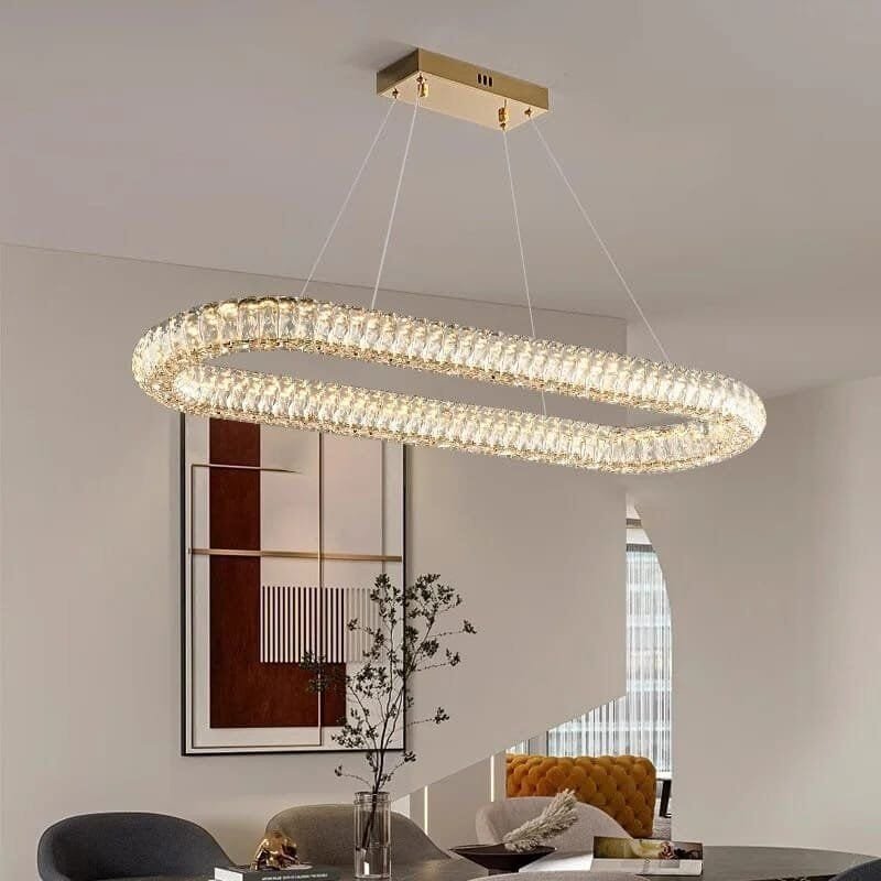 LED Pendant K9 Crystal Chandelier Lights Lighting Decoration Fixture - Image 5