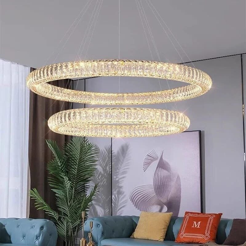LED Pendant K9 Crystal Chandelier Lights Lighting Decoration Fixture - Image 4