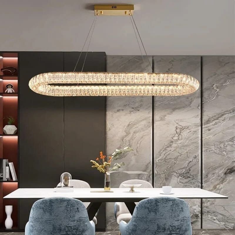 LED Pendant K9 Crystal Chandelier Lights Lighting Decoration Fixture - Image 3