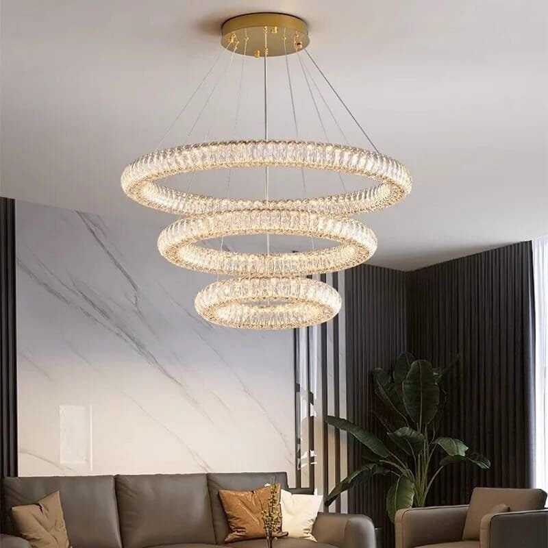 LED Pendant K9 Crystal Chandelier Lights Lighting Decoration Fixture - Image 2