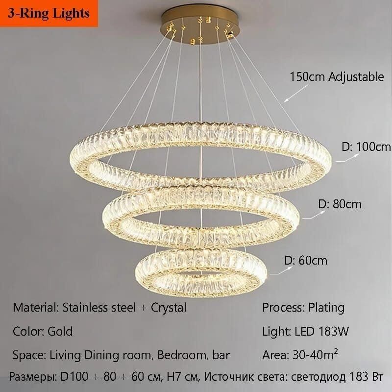3 Ring 100 80 60cm