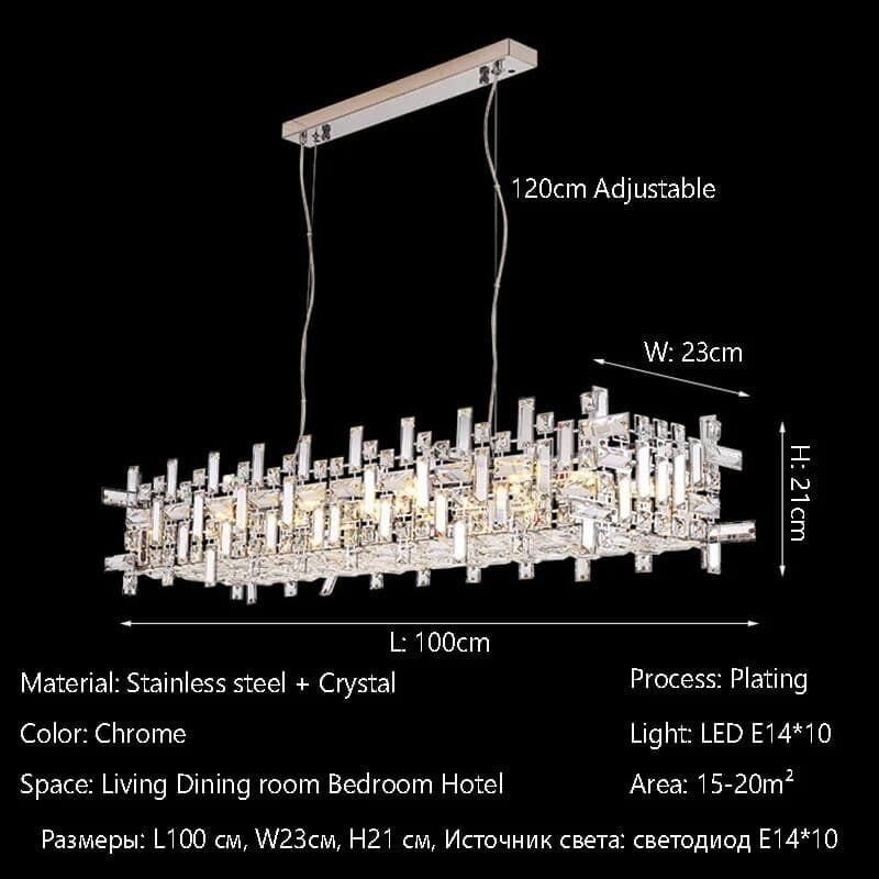 L100xW23xH21cm
