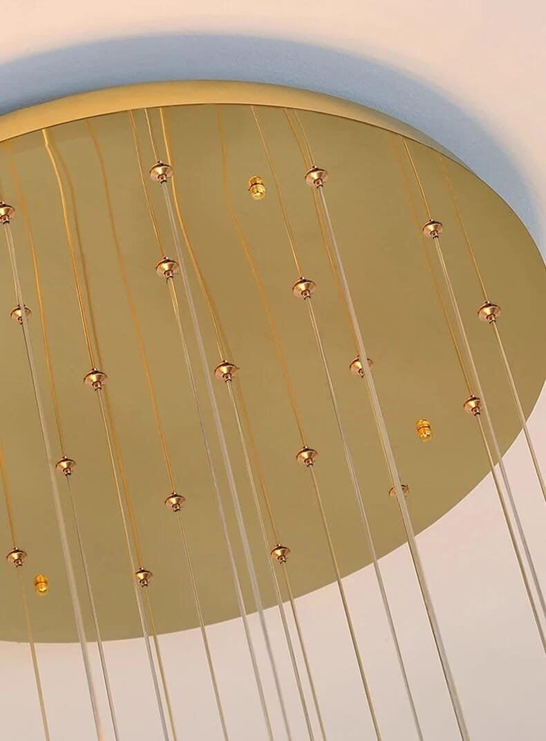 Crystal Chandelier Stair Pendant Lights Interior Lighting - Image 5