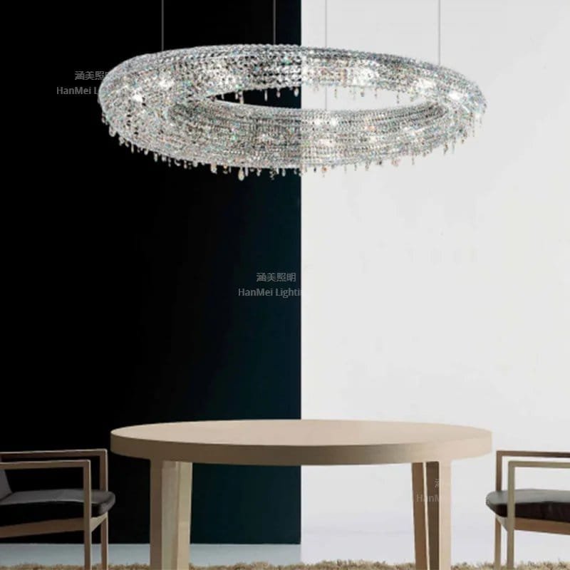 Led Crystal Pendant Light Nordic - Image 2