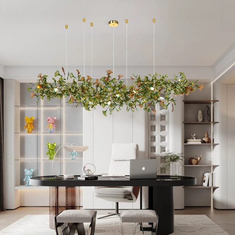 Modern Gingko Chandelier Custom Lights Glass Chandelier - Image 4