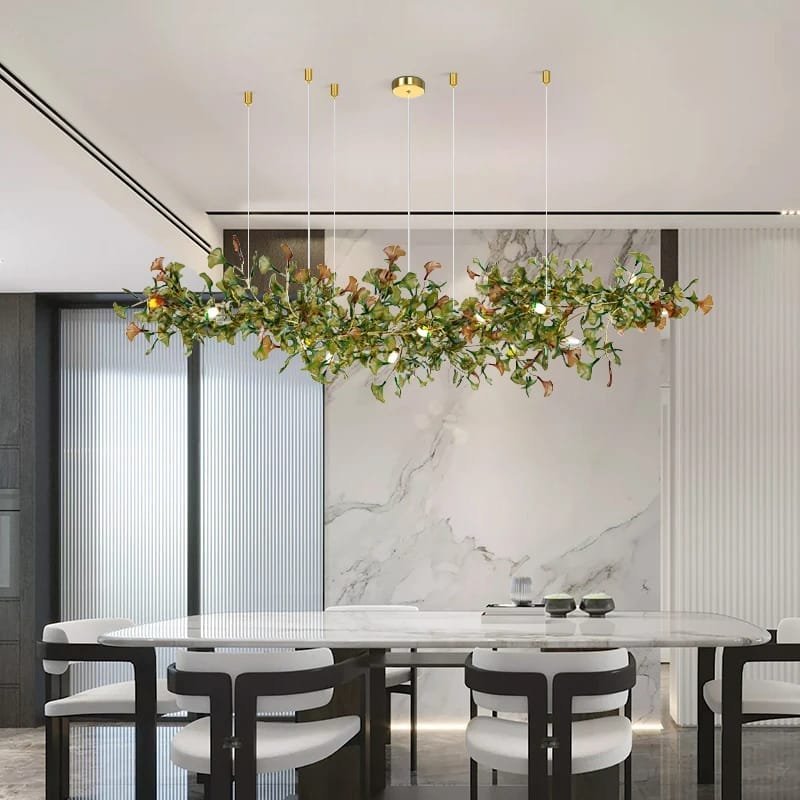Modern Gingko Chandelier Custom Lights Glass Chandelier - Image 5