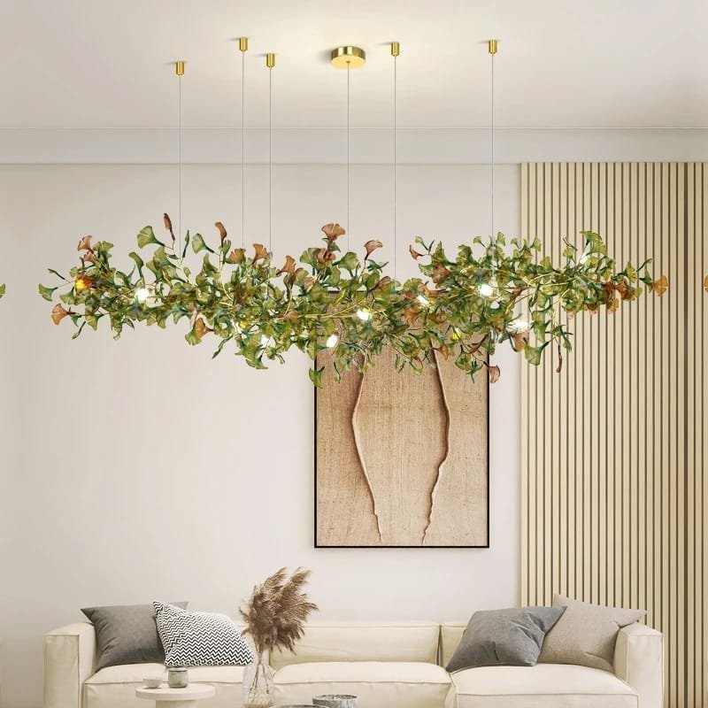 Modern Gingko Chandelier Custom Lights Glass Chandelier - Image 2