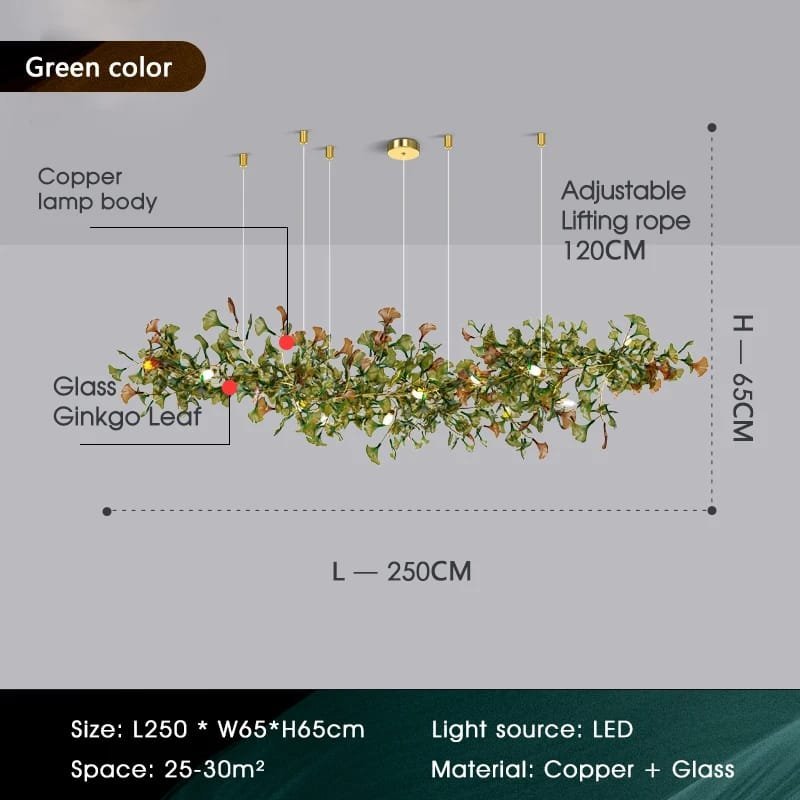 L250xW65xH65 Green