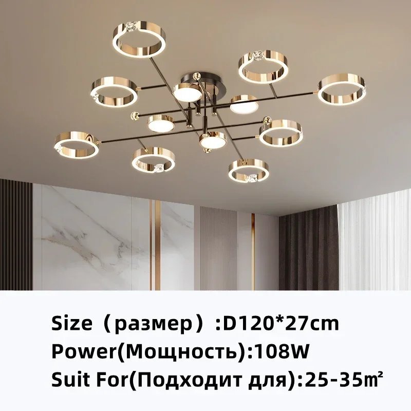 LED Ceiling Chandelier Lights For Living Room - Image 6
