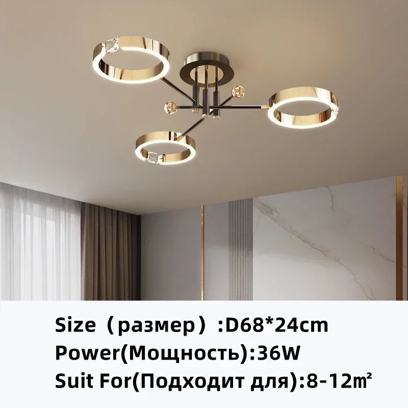 LED Ceiling Chandelier Lights For Living Room - Image 5