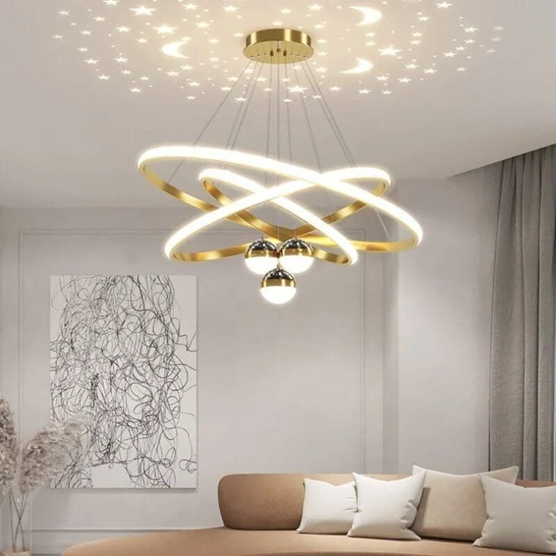 Led Pendant Chandelier Lights Remote Control Lights - Image 4