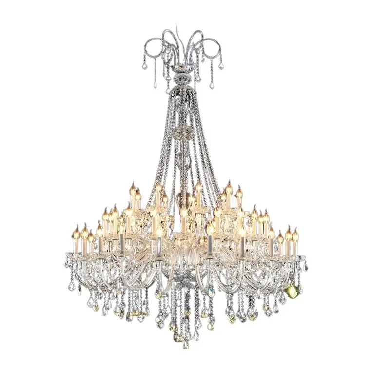 Extra Large Crystal Chandelier Lighting Foyer Lights - Image 2