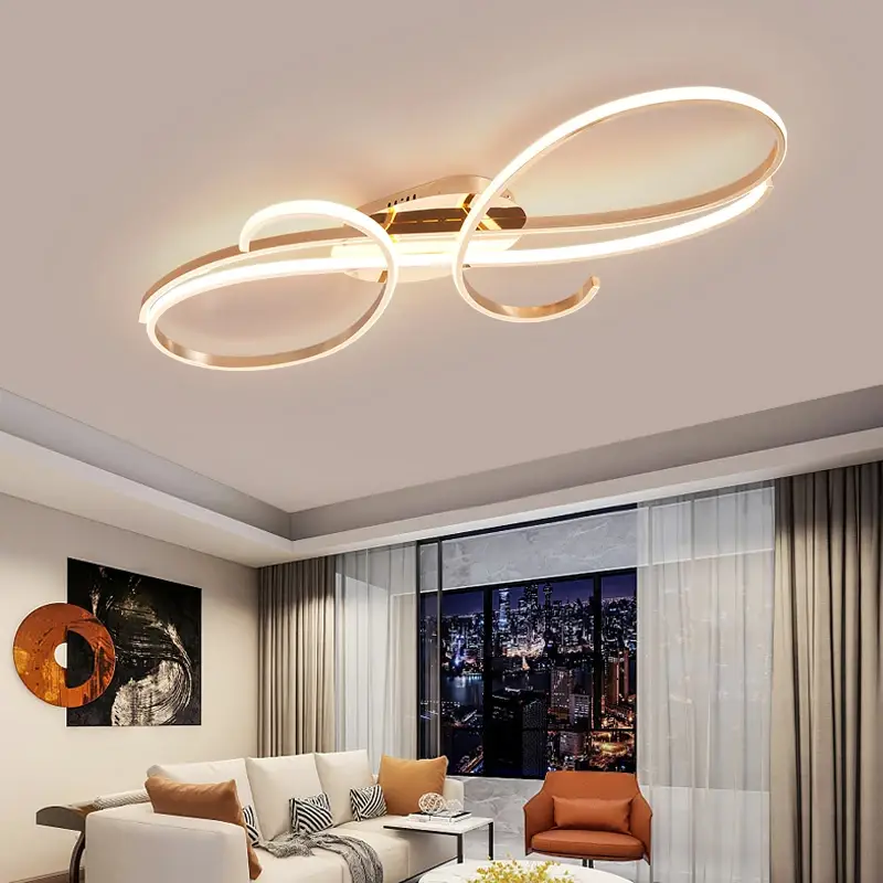 Led Ceiling Light Modern Chrome / Gold Modern - Image 5