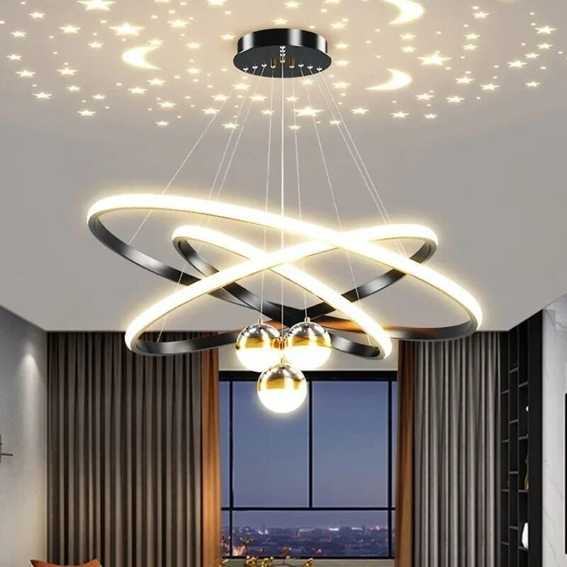 Led Pendant Chandelier Lights Remote Control Lights - Image 6